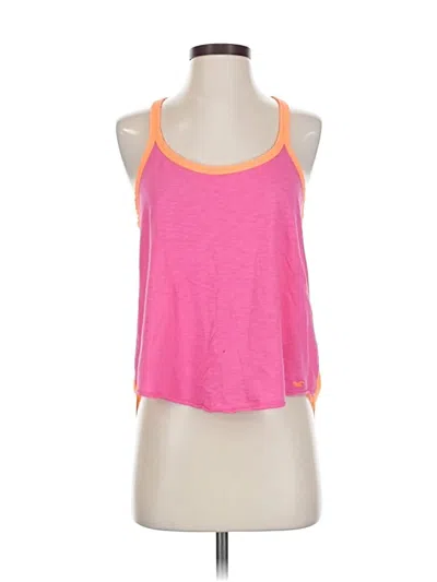 Pre-owned Hollister Sleeveless Top Pink Halter Neckline Tops