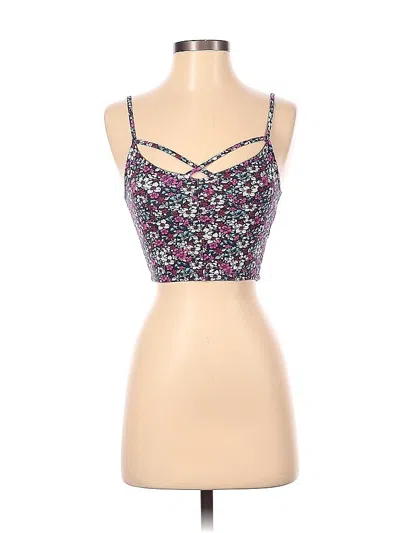 Pre-owned Hollister Sleeveless Top Purple Sweetheart Neckline Tops