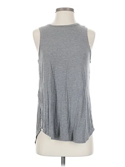 Pre-owned Hollister Sleeveless T-shirt In Gray