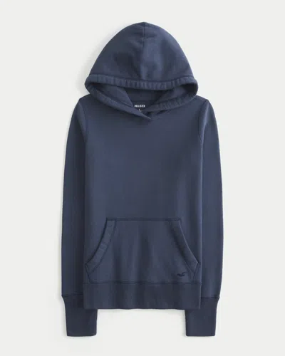 Hollister Slim Hoodie In Blue