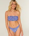 Hollister Smocked Bandeau Bikini Top