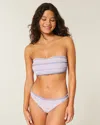 Hollister Smocked Bandeau Bikini Top