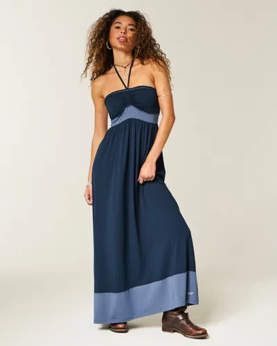 Hollister Strapless Knit Maxi Dress