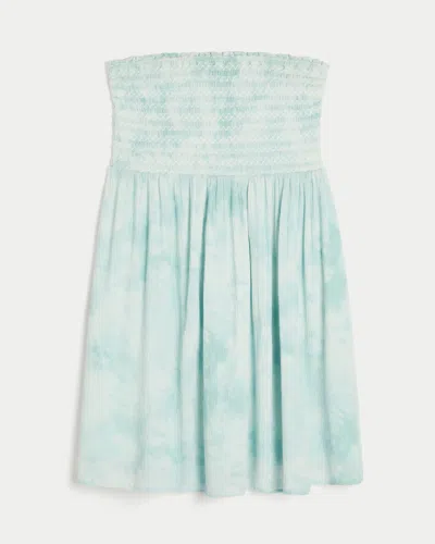 Hollister Strapless Smocked Mini Dress