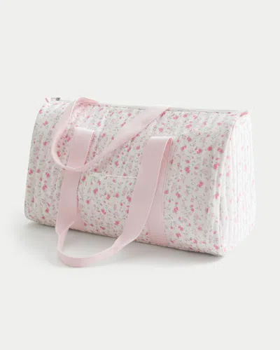 Hollister Strawberry Pattern Duffle Bag In Multi