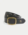 Hollister Sunburst Grommet Vegan Leather Belt In Multi