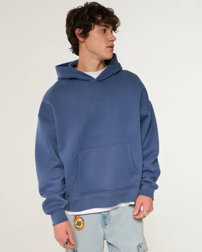 Hollister Super Boxy Logo Hoodie In Multi