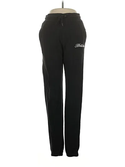 Pre-owned Hollister Sweatpants In Black