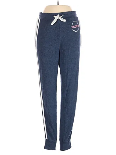 Pre-owned Hollister Sweatpants In Blue