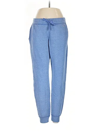 Pre-owned Hollister Sweatpants In Blue