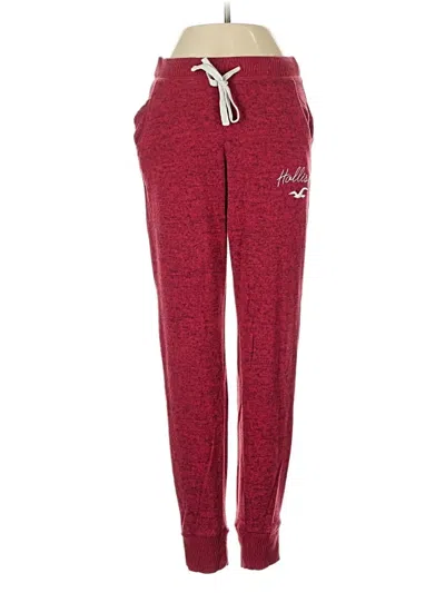 Pre-owned Hollister Sweatpants In Red