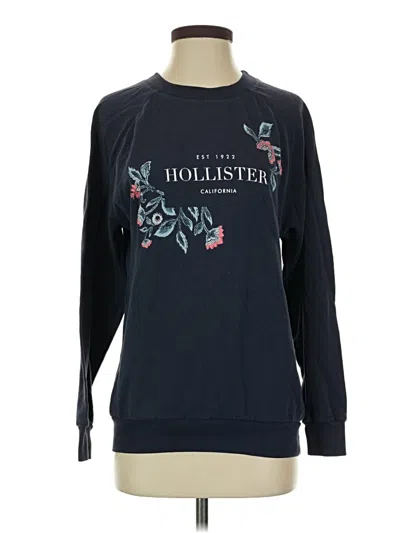 Pre-owned Hollister Sweatshirt In Blue