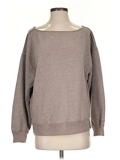 Pre-owned Hollister Sweatshirt In Brown