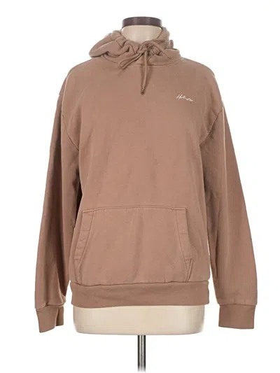 Pre-owned Hollister Sweatshirt In Brown