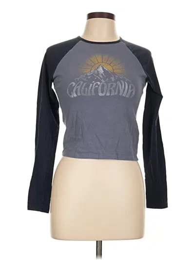 Pre-owned Hollister Sweatshirt In Gray