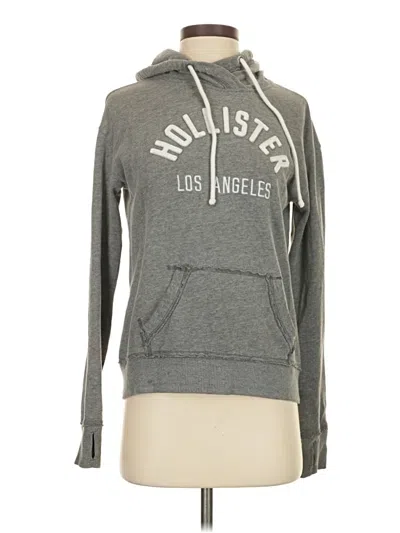 Pre-owned Hollister Sweatshirt In Gray
