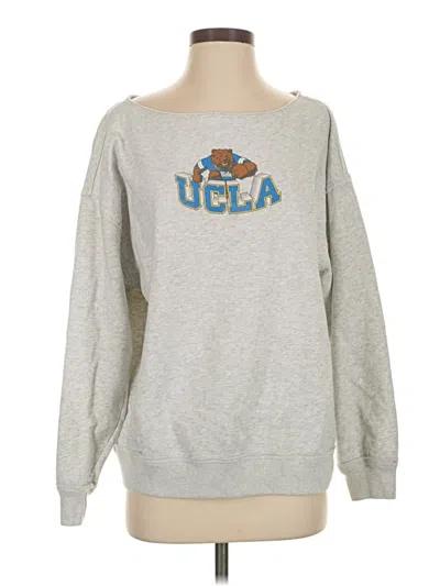 Pre-owned Hollister Sweatshirt In Gray