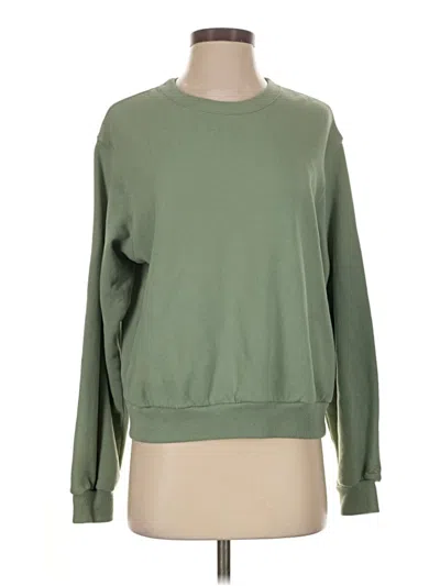 Pre-owned Hollister Sweatshirt In Green