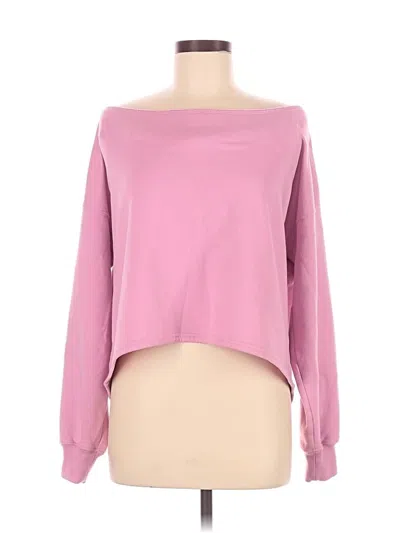Pre-owned Hollister Sweatshirt In Pink