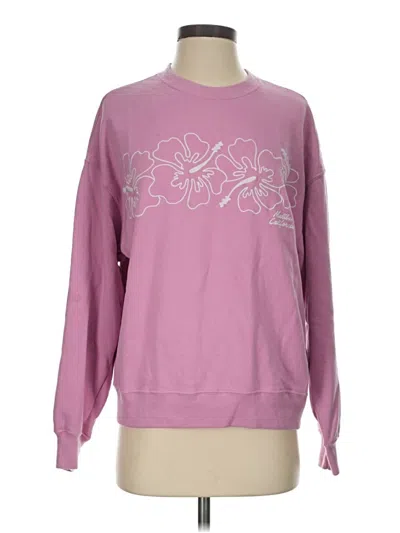 Pre-owned Hollister Sweatshirt In Pink