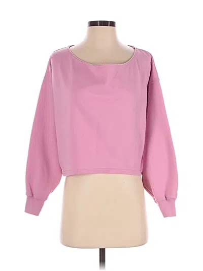 Pre-owned Hollister Sweatshirt In Pink