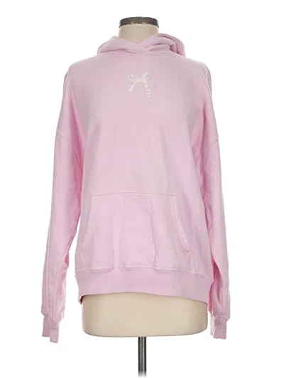 Pre-owned Hollister Sweatshirt In Pink