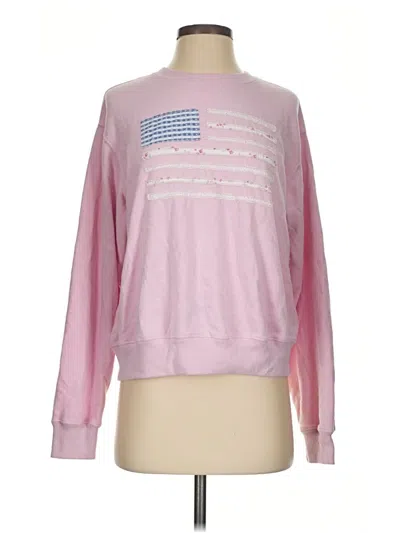 Pre-owned Hollister Sweatshirt In Pink