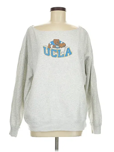 Pre-owned Hollister Sweatshirt In Silver