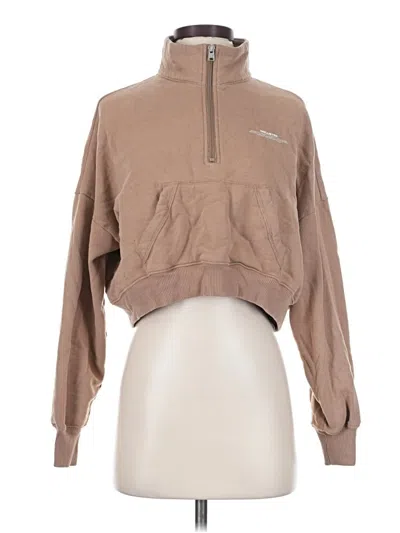 Pre-owned Hollister Sweatshirt In Tan