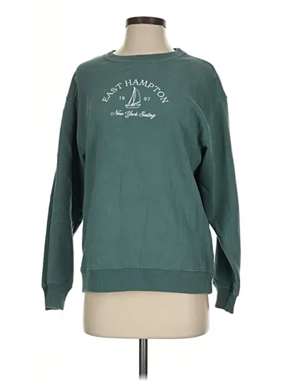 Pre-owned Hollister Sweatshirt In Teal