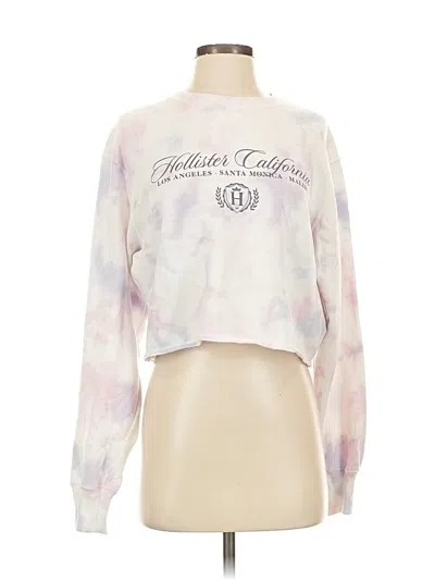 Pre-owned Hollister Sweatshirt In White