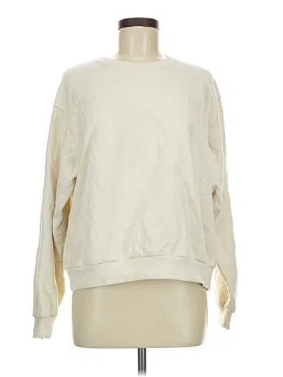 Pre-owned Hollister Sweatshirt In White
