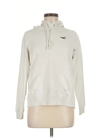 Pre-owned Hollister Sweatshirt In White