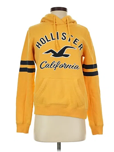 Pre-owned Hollister Sweatshirt In Yellow