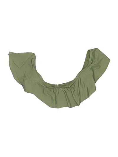 Pre-owned Hollister Swimsuit Bottoms In Green