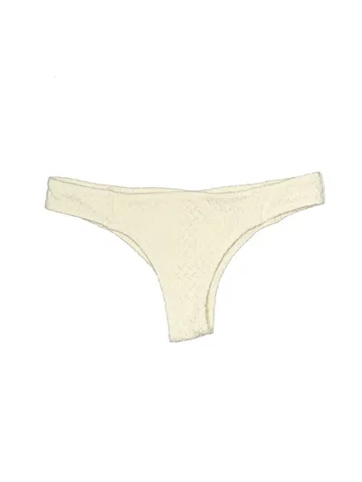 Pre-owned Hollister Swimsuit Bottoms In White