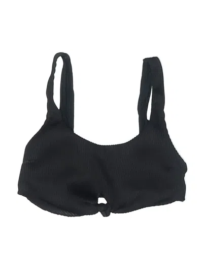 Pre-owned Hollister Swimsuit Top Black Swimwear