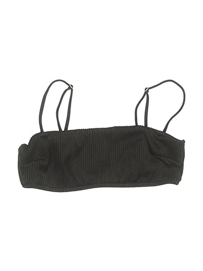 Pre-owned Hollister Swimsuit Top Black Swimwear