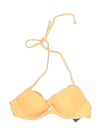 Hollister Swimsuit Top Orange Swimwear
