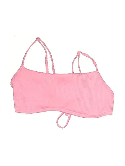 Pre-owned Hollister Swimsuit Top Pink Swimwear