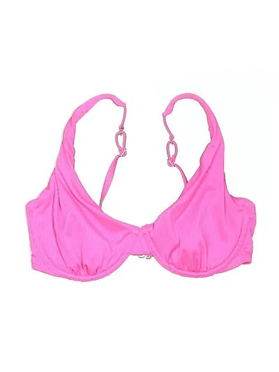Pre-owned Hollister Swimsuit Top Pink Swimwear