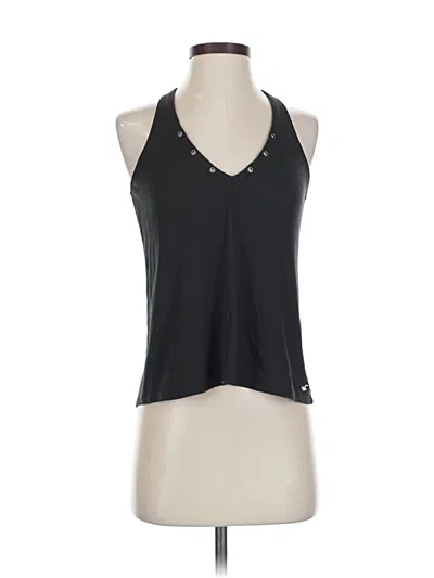 Pre-owned Hollister Tank Top Black Halter Neckline Tops