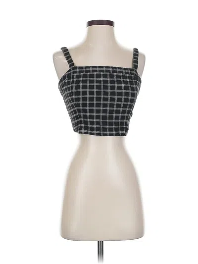 Pre-owned Hollister Tank Top Black Square Neckline Tops