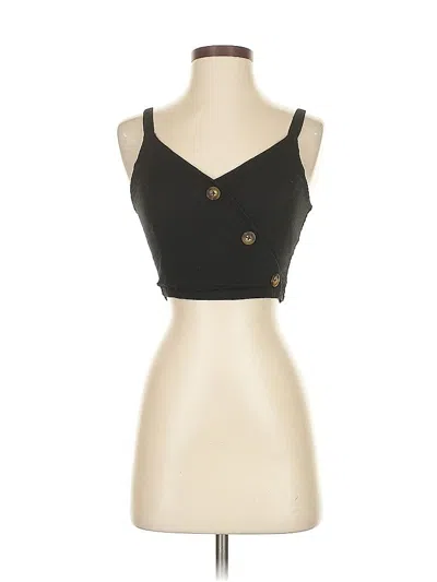 Pre-owned Hollister Tank Top Black Strapless Neckline Tops