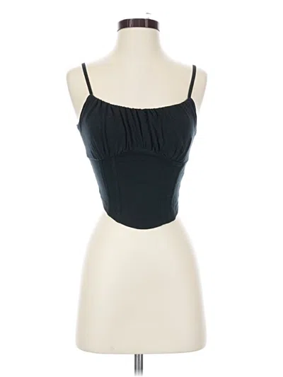 Pre-owned Hollister Tank Top Black Strapless Neckline Tops