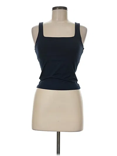 Pre-owned Hollister Tank Top Blue Strapless Neckline Tops