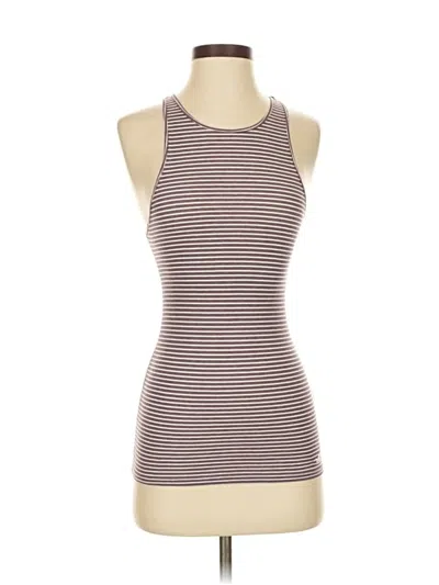 Pre-owned Hollister Tank Top Brown Halter Neckline Tops