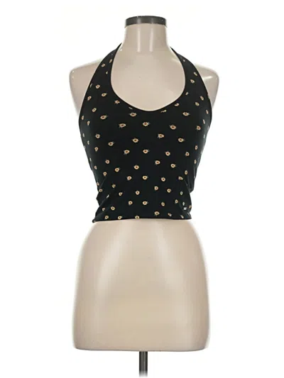 Pre-owned Hollister Tank Top Gold Halter Neckline Tops