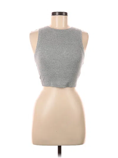Pre-owned Hollister Tank Top Gray Halter Neckline Tops
