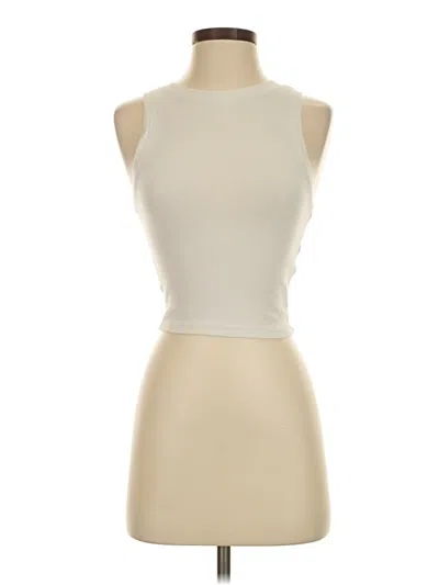 Pre-owned Hollister Tank Top Ivory Halter Neckline Tops